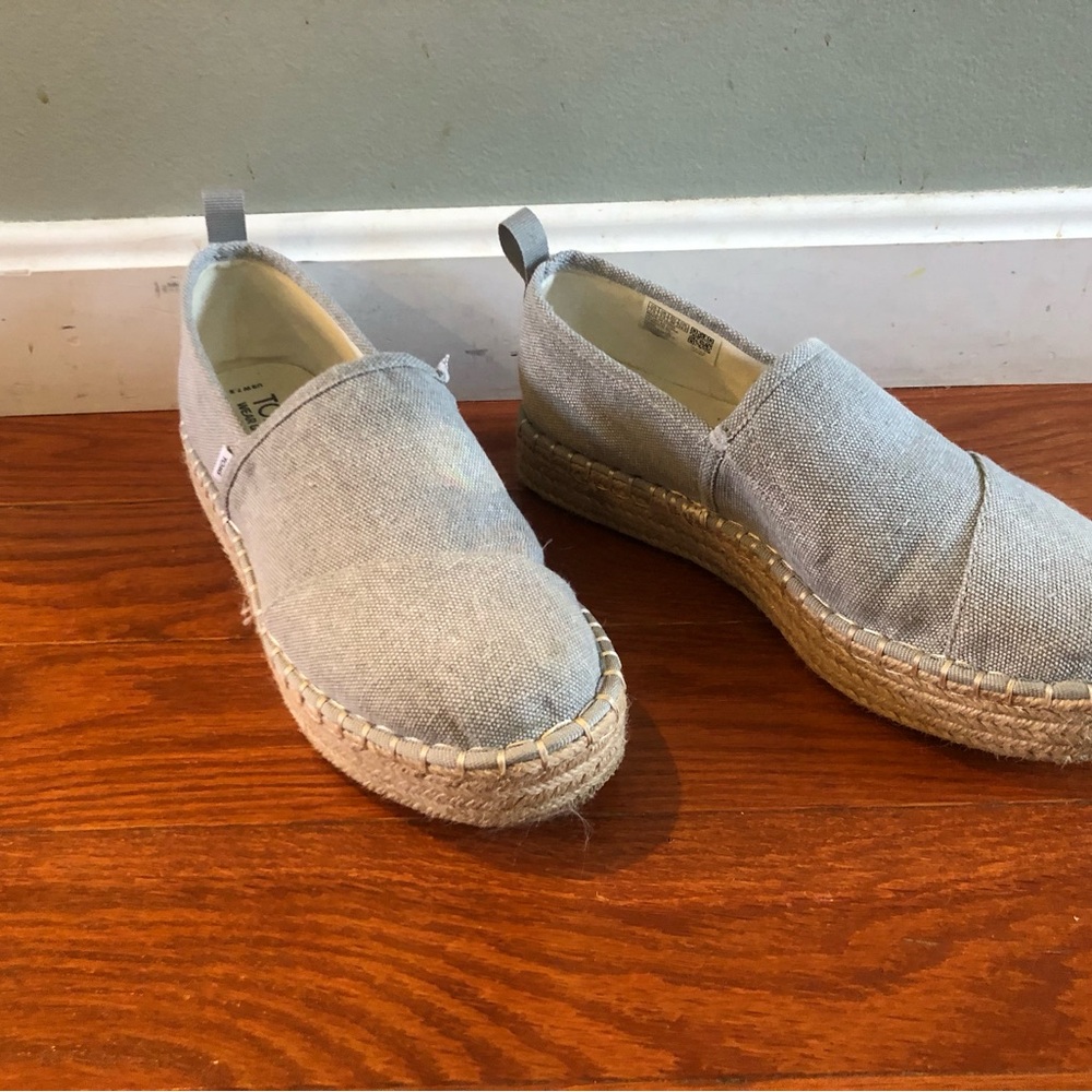 Toms Gray Espadrilles
